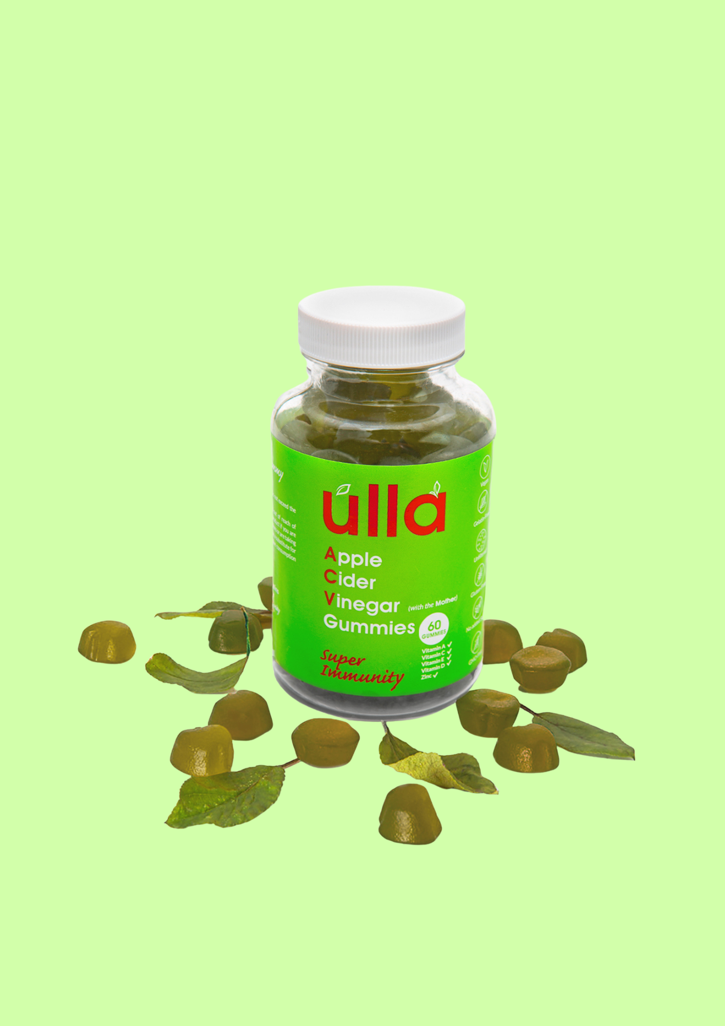 Ulla - Apple Cider Vinegar + Zinc with The Mother